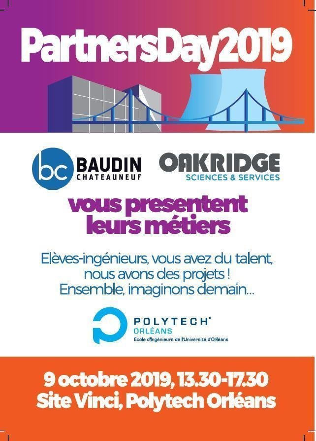 PartnersDay2019 - Elèves ingénieurs, vous avez du talent, nous avons des projets ! Ensemble imaginons demain...